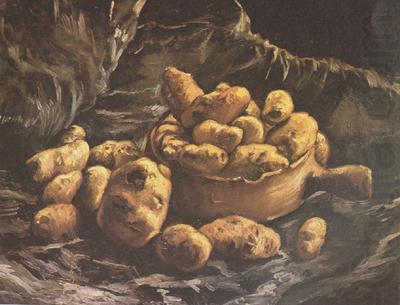 Vincent Van Gogh Still life with an Earthen Bowl and Potatoes (nn04) china oil painting image